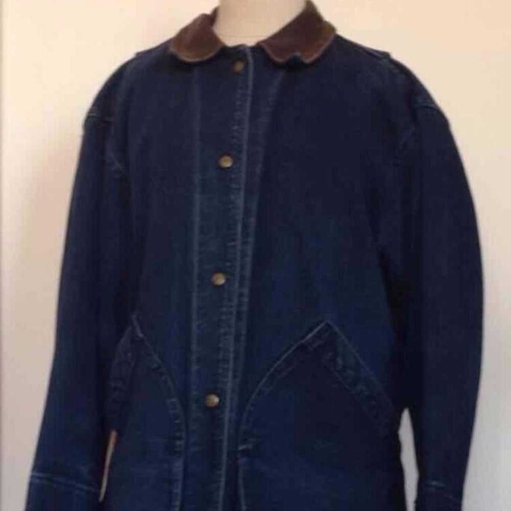 WOOLRICH Womens Cotton Denim Jean Jacket Southwest